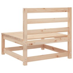 Canapé de jardin sans accoudoirs 70x70x67 cm bois de pin massif 536128536128