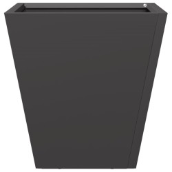 Jardinière noir 30x30x30 cm acier 536129536129
