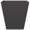 Jardinière noir 30x30x30 cm acier 536129536129