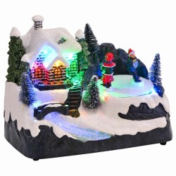 Décor de table de Noël Multicolore 16 x 11,5 x 13 cm Plastique 536140536140