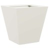 Jardinière blanc 30x30x30 cm acier 536142536142
