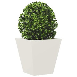 Jardinière blanc 30x30x30 cm acier 536142536142