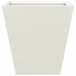 Jardinière blanc 30x30x30 cm acier 536142536142