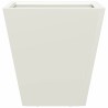 Jardinière blanc 30x30x30 cm acier 536142536142