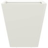 Jardinière blanc 30x30x30 cm acier 536142536142