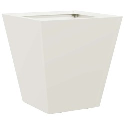 Jardinière blanc 30x30x30 cm acier 536142536142
