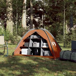 Tente de rangement 9 compartiments gris et orange imperméable 536147536147