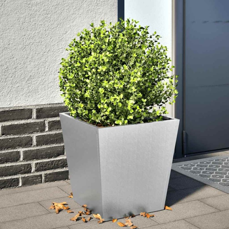 Jardinière 40x40x40 cm acier inoxydable 536149536149