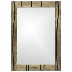 Miroir de salle de bain avec miroir Marron 70 x 50 x 2,5 cm 536151536151