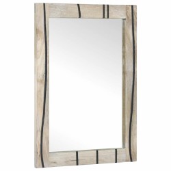 Miroir de salle de bain avec miroir Marron 70 x 50 x 2,5 cm 536152536152