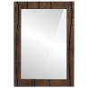 Miroir de salle de bain Montage mural Marron 70 x 50 x 2,5 cm 536153536153