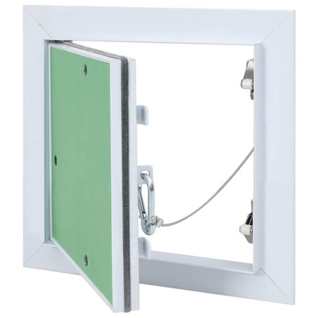 Panneau d'Accès Vert et Argent 20 x 20 cm Aluminium et Plâtre 536156536156