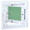 Panneau d'Accès Vert et Argent 20 x 20 cm Aluminium et Plâtre 536156536156