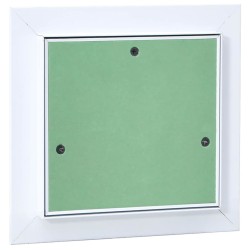 Panneau d'Accès Vert et Argent 20 x 20 cm Aluminium et Plâtre 536156536156