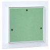 Panneau d'Accès Vert et Argent 20 x 20 cm Aluminium et Plâtre 536156536156