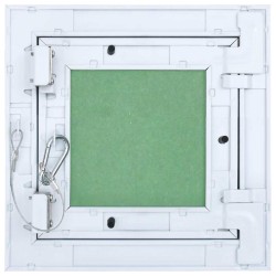 Panneau d'Accès Vert et Argent 20 x 20 cm Aluminium et Plâtre 536156536156