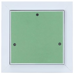 Panneau d'Accès Vert et Argent 20 x 20 cm Aluminium et Plâtre 536156536156