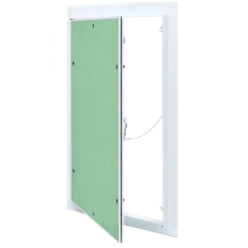Panneau d'Accès Vert et Argent 30 x 45 cm Aluminium et Plâtre 536157536157