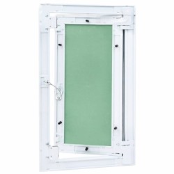 Panneau d'Accès Vert et Argent 30 x 45 cm Aluminium et Plâtre 536157536157