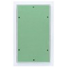 Panneau d'Accès Vert et Argent 30 x 45 cm Aluminium et Plâtre 536157536157