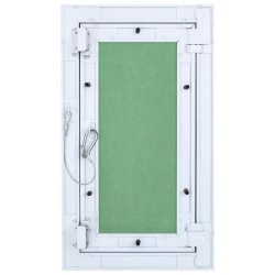 Panneau d'Accès Vert et Argent 20 x 35 cm Aluminium et Plâtre 536158536158