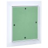 Panneau d'Accès Vert et Argent 25 x 30 cm Aluminium et Plâtre 536159536159