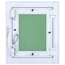 Panneau d'Accès Vert et Argent 25 x 30 cm Aluminium et Plâtre 536159536159
