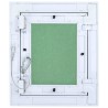 Panneau d'Accès Vert et Argent 25 x 30 cm Aluminium et Plâtre 536159536159