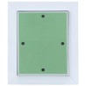Panneau d'Accès Vert et Argent 25 x 30 cm Aluminium et Plâtre 536159536159