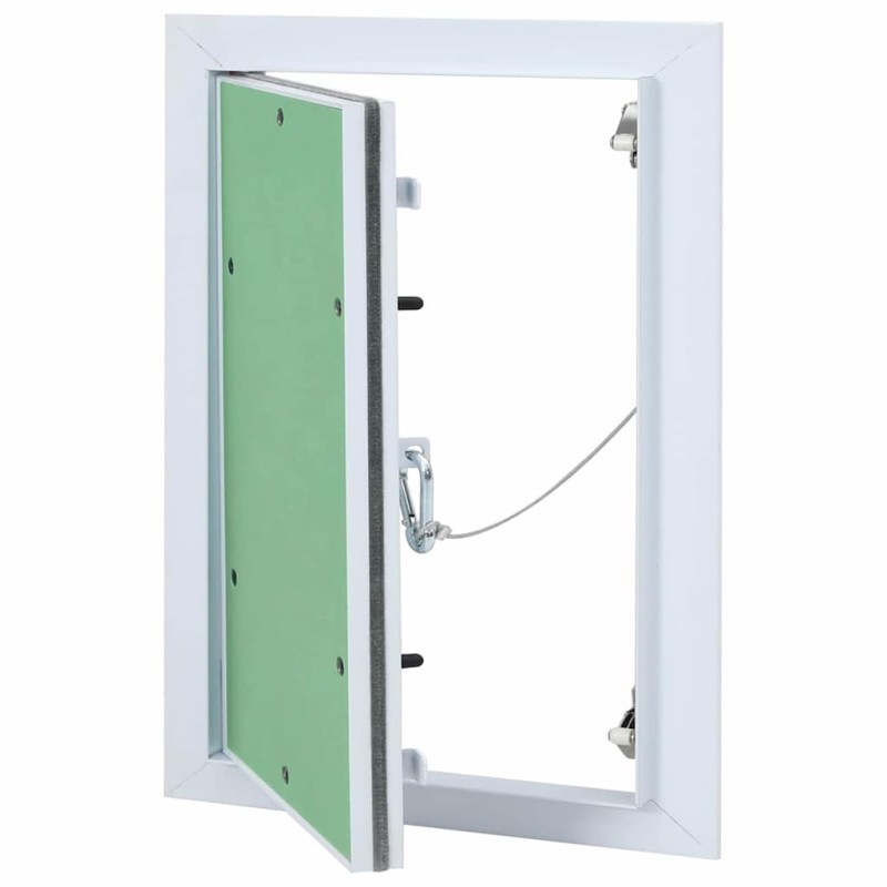 Panneau d'Accès Vert et Argent 25 x 35 cm Aluminium et Plâtre 536160536160