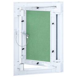 Panneau d'Accès Vert et Argent 25 x 35 cm Aluminium et Plâtre 536160536160