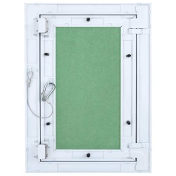 Panneau d'Accès Vert et Argent 25 x 35 cm Aluminium et Plâtre 536160536160