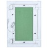 Panneau d'Accès Vert et Argent 25 x 35 cm Aluminium et Plâtre 536160536160