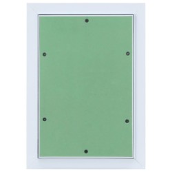 Panneau d'Accès Vert et Argent 25 x 35 cm Aluminium et Plâtre 536160536160