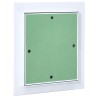 Panneau d'Accès Vert et Argent 20 x 25 cm Aluminium et Plâtre 536162536162