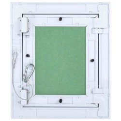 Panneau d'Accès Vert et Argent 20 x 25 cm Aluminium et Plâtre 536162536162