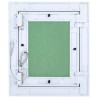 Panneau d'Accès Vert et Argent 20 x 25 cm Aluminium et Plâtre 536162536162
