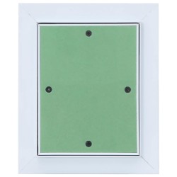 Panneau d'Accès Vert et Argent 20 x 25 cm Aluminium et Plâtre 536162536162
