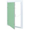 Panneau d'Accès Vert et Argent 35 x 45 cm Aluminium et Plâtre 536163536163