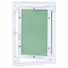 Panneau d'Accès Vert et Argent 35 x 45 cm Aluminium et Plâtre 536163536163