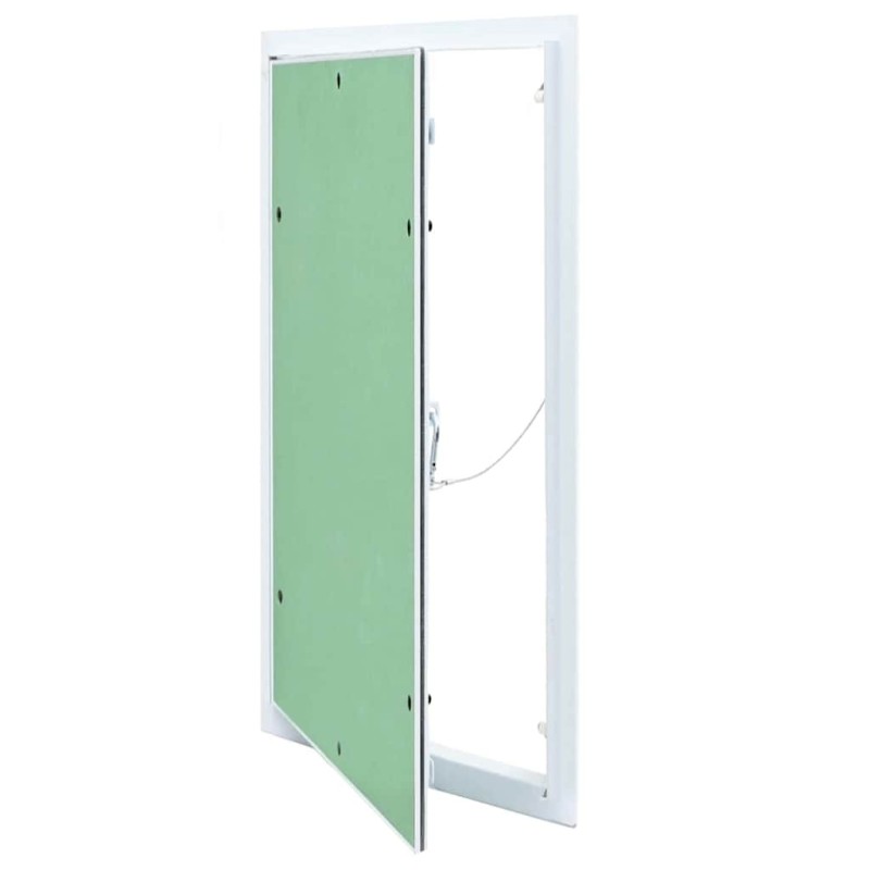 Panneau d'Accès Vert et Argent 35 x 55 cm Aluminium et Plâtre 536165536165