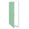 Panneau d'Accès Vert et Argent 35 x 55 cm Aluminium et Plâtre 536165536165