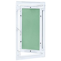 Panneau d'Accès Vert et Argent 35 x 55 cm Aluminium et Plâtre 536165536165