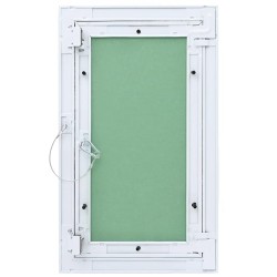 Panneau d'Accès Vert et Argent 35 x 55 cm Aluminium et Plâtre 536165536165