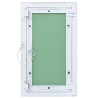 Panneau d'Accès Vert et Argent 35 x 55 cm Aluminium et Plâtre 536165536165