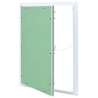 Panneau d'Accès Vert et Argent 55 x 65 cm Aluminium et Plâtre 536168536168
