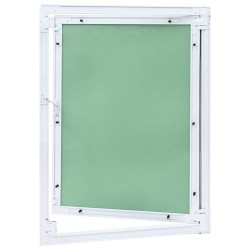 Panneau d'Accès Vert et Argent 55 x 65 cm Aluminium et Plâtre 536168536168