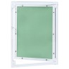 Panneau d'Accès Vert et Argent 55 x 65 cm Aluminium et Plâtre 536168536168