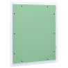 Panneau d'Accès Vert et Argent 55 x 65 cm Aluminium et Plâtre 536168536168