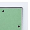Panneau d'Accès Vert et Argent 55 x 65 cm Aluminium et Plâtre 536168536168